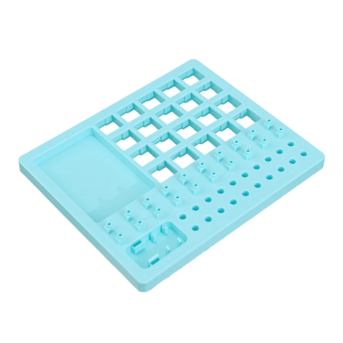 A85P Keyboard Switches Lube Pad Reduce Noise Kits Mute Pads for Hot Swappable Mechanical Keyboard Sky-Blue