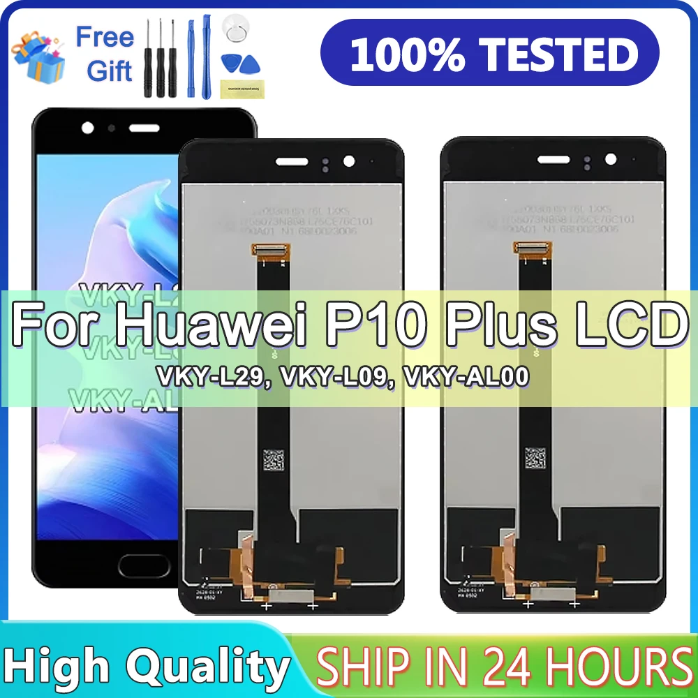 

5.5'' Display For Huawei P10 Plus LCD With Frame Touch Screen Digitizer Replacement For Huawei P10Plus VKY-L09 VKY-L29 100% Test