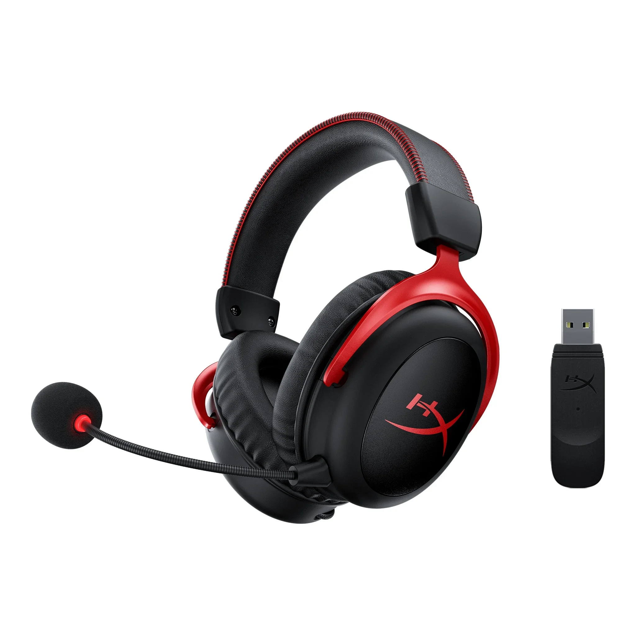 HyperX Cloud II Wireless headphones DTS 7.1 Surround Sound Gaming Headset Detachable Noise Cancelling Microphone Gaming Headset