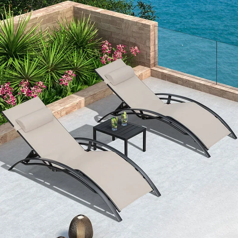 

Уличный стул для отдыха, водонепроницаемый солнцезащитный складной стул, внешний балкон, двор