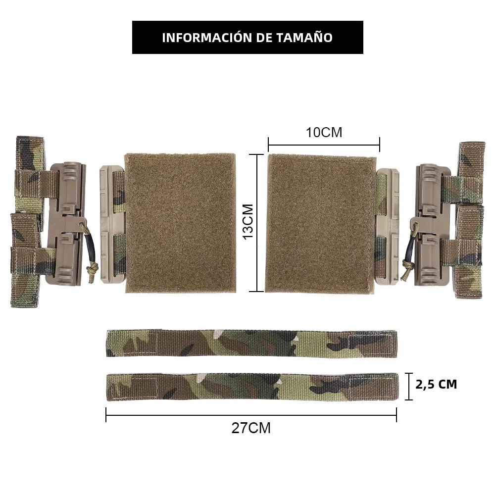 SINAIRSOFT Chaleco táctico JPC MOLLE liberación rápida