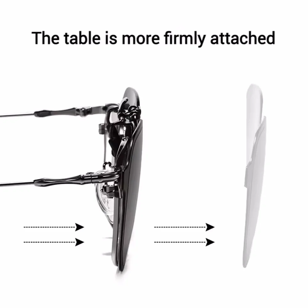 عدسات واقية من الشمس مستقطبة قابلة للطي على النظارات الشمسية تغطي العدسات للرجال والنساء لركوب الدراجات والقيادة وصيد الأسماك مع مشبك #4