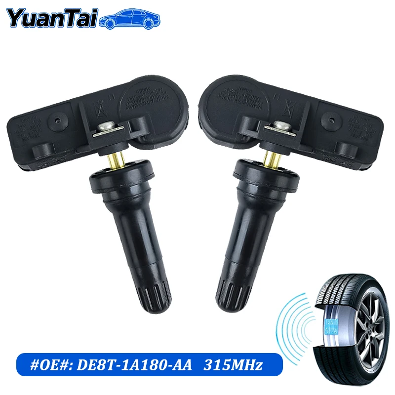 

DE8T-1A180-AA Tire Pressure Sensor for 2014-2018 Lincoln MKC MKS MKX Mark Navigator Mercury Mariner 315MHZ TPMS 9L3T-1A180-AF