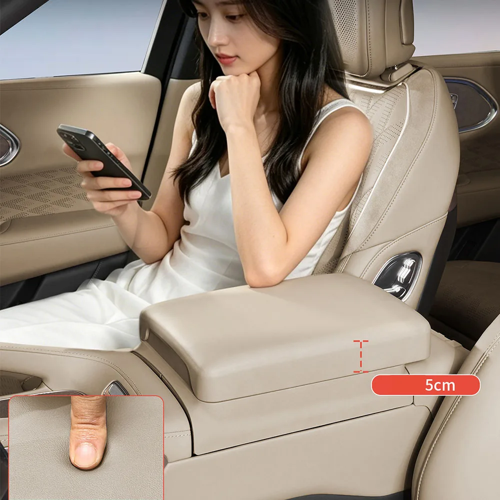 For ZEEKR 8X 2026 Armrest Box Height Increasing Storage Box Automotive Modification Supplies Armrest Pad Comfortable Support
