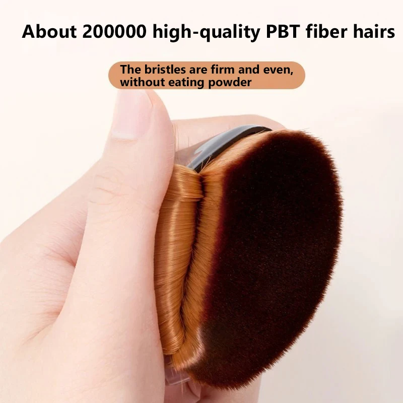 Nieuwe Magische Make-up Borstel Vloeibare Foundation BB Cream Geen Sporen Zacht Hoge Dichtheid Vezelhaar Gemakkelijk mee te nemen Schoonheidstools voor meisjes 2025