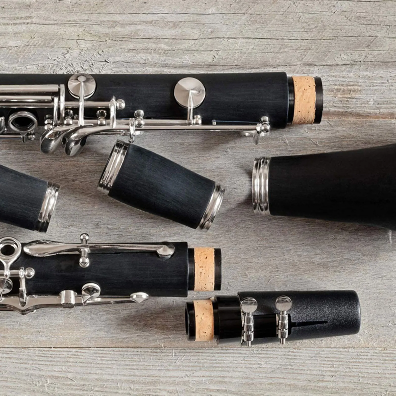 

3 Pcs Clarinet Part Accessory Pad Cork Replacement Kit Thumb Rest Corks Small Neck Instrument Grease for