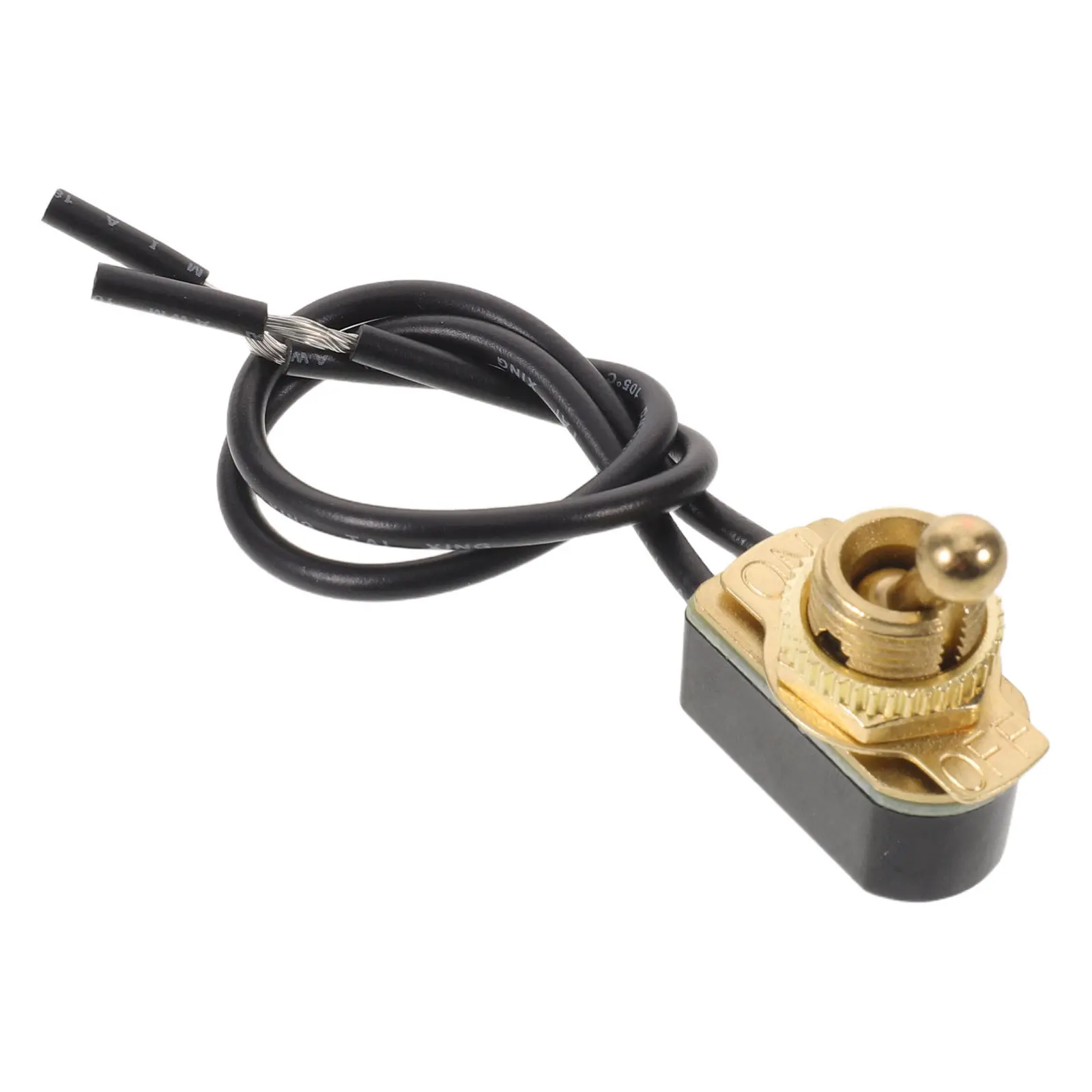 2 Pin Spst Toggle Switch 3A on Off Control 18Awg Wire Heavy Duty Metal Mini Automotive DIY Electrical Projects