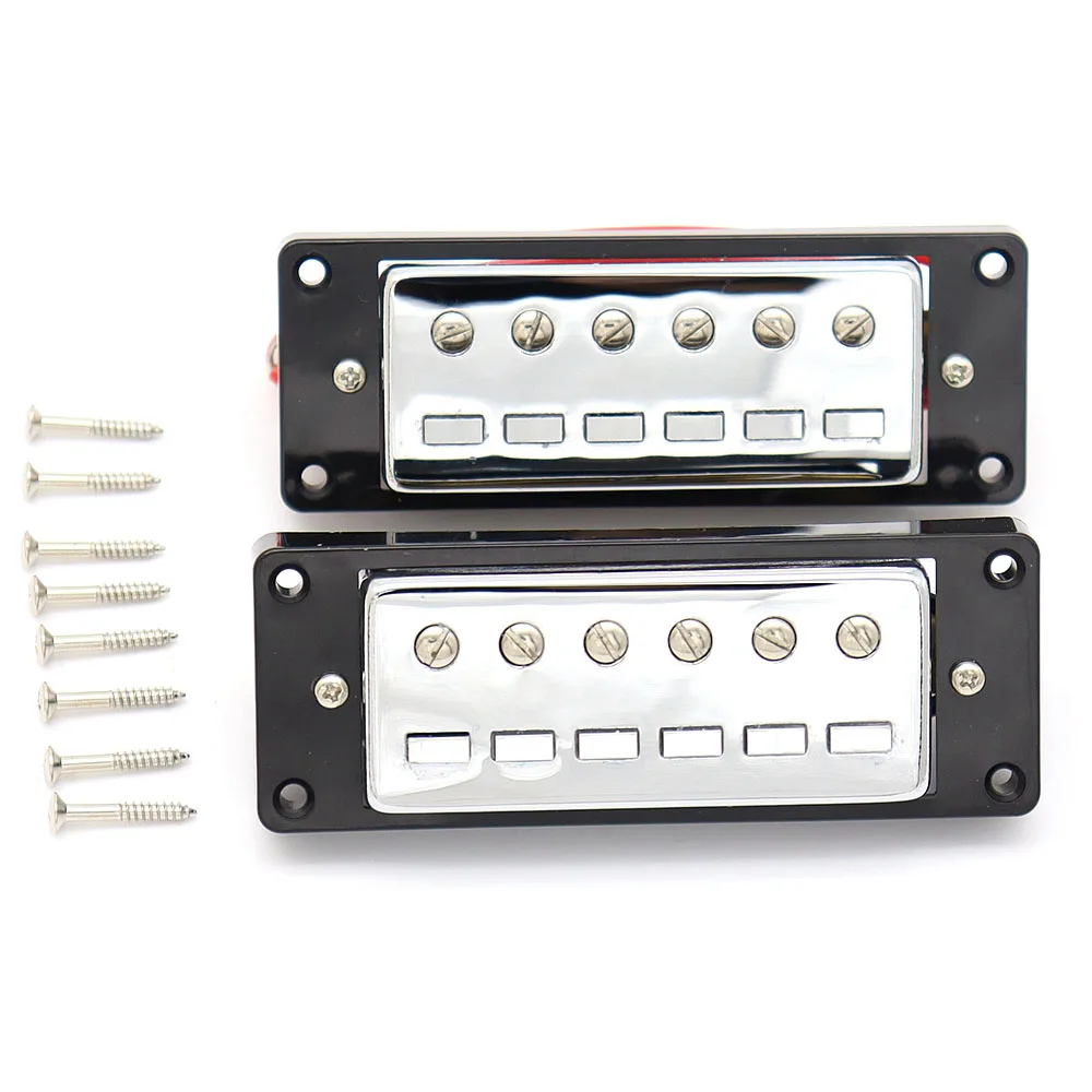 1Set Guitar pickups Mini 6 Strings Humbucker Pickups Bridge & Neck for Electric Guitar with mounting screws