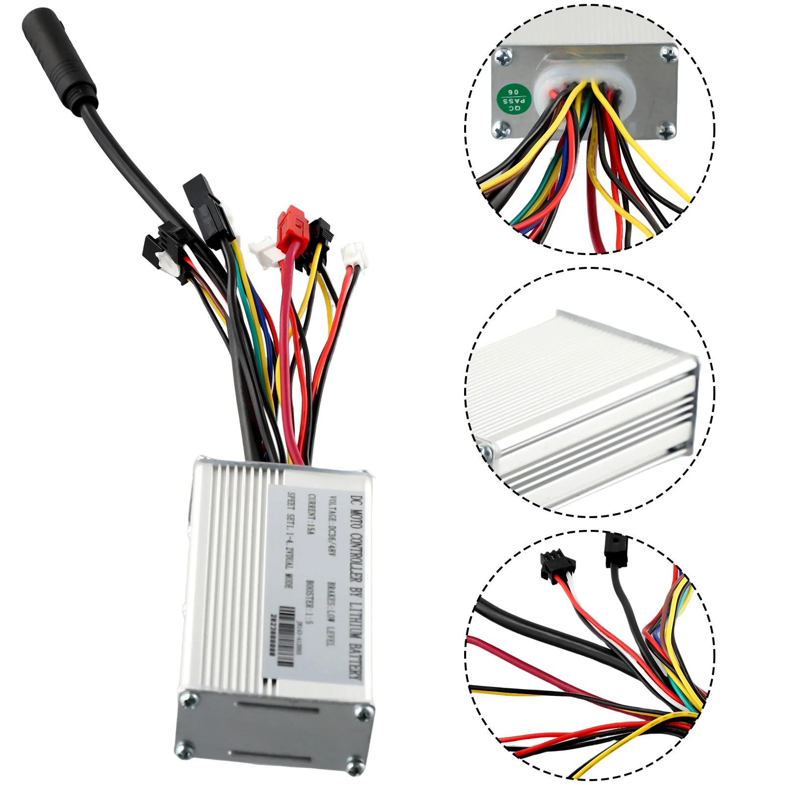 Brushless Motor JN Controller Outdoor E-bike 6 Mosfet 83*31*53mm Aluminium Alloy Electric Bicycle For Electric Bicycle Brand New