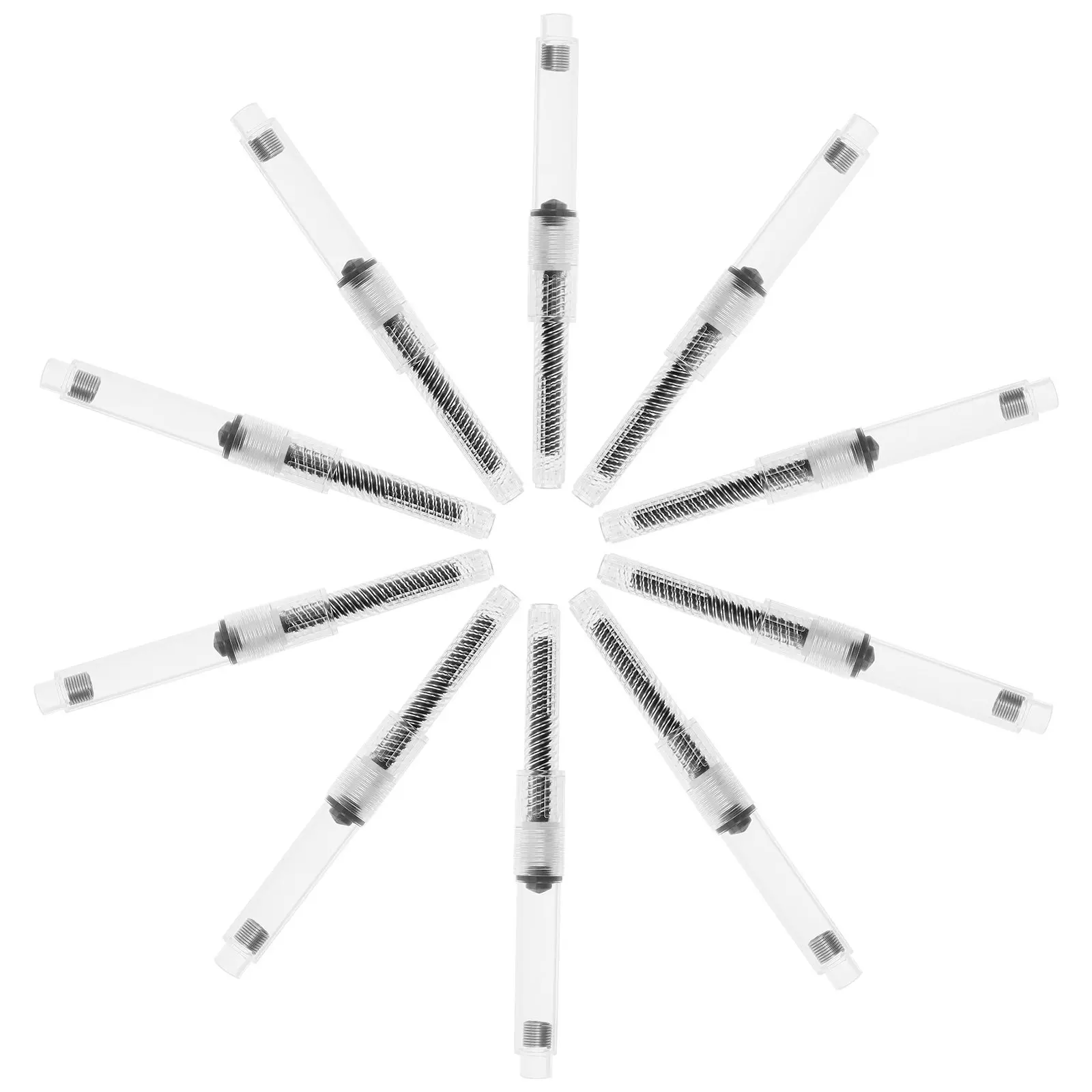

10 Pcs Ink Pen Black Pens Converter for Fountain Absorber Refiller Spring Converters