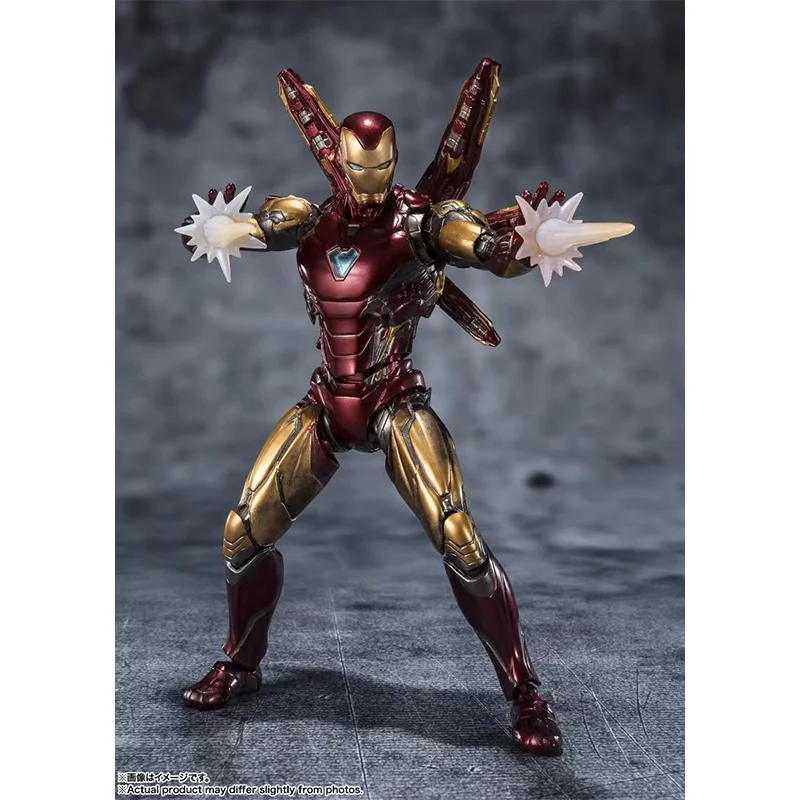 100% Original S.h.figuarts SHF Avengers Endgame Iron Man Mk85 Thanos In Stock Anime Action Collection Figures Model Toys