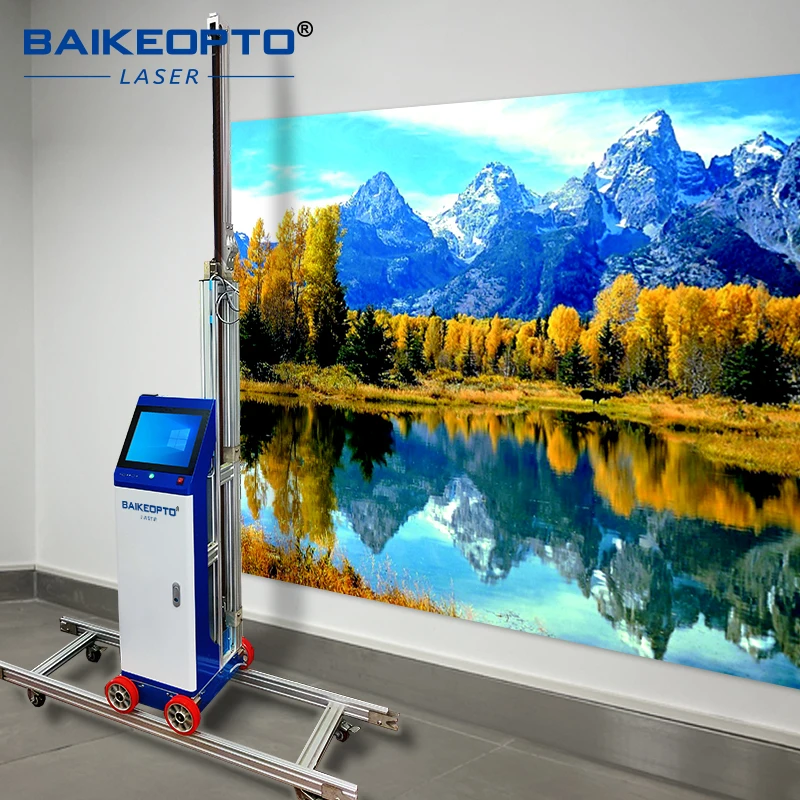 تصميم الطابعة على الحائط طابعة حائط عمودية ثلاثية الأبعاد/لوحة جدارية ثلاثية الأبعاد طابعة حائط نافثة للحبر الرقمية بالأشعة فوق البنفسجية #1