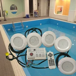 RGB LED Pool Light Bluetooth APP Control Outdoor/Indoor DC12V 12W Underwater Light Fountain Landscape Lamp Piscina Luz Spotlight