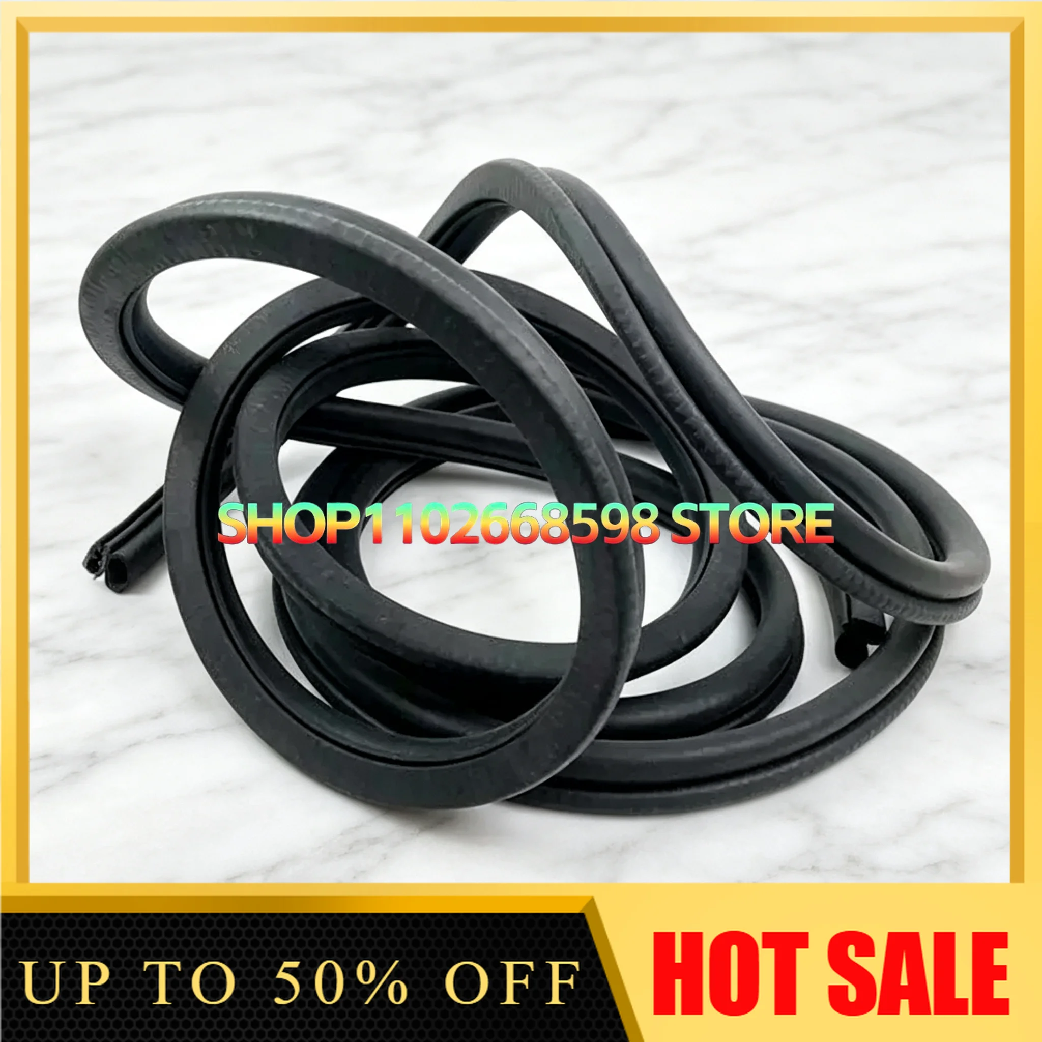 For Excavator Pc60 120 210 200 300 400-7 Bars 8 Front Gear Leather Strip Windshield Edge Strip Rubber Strip