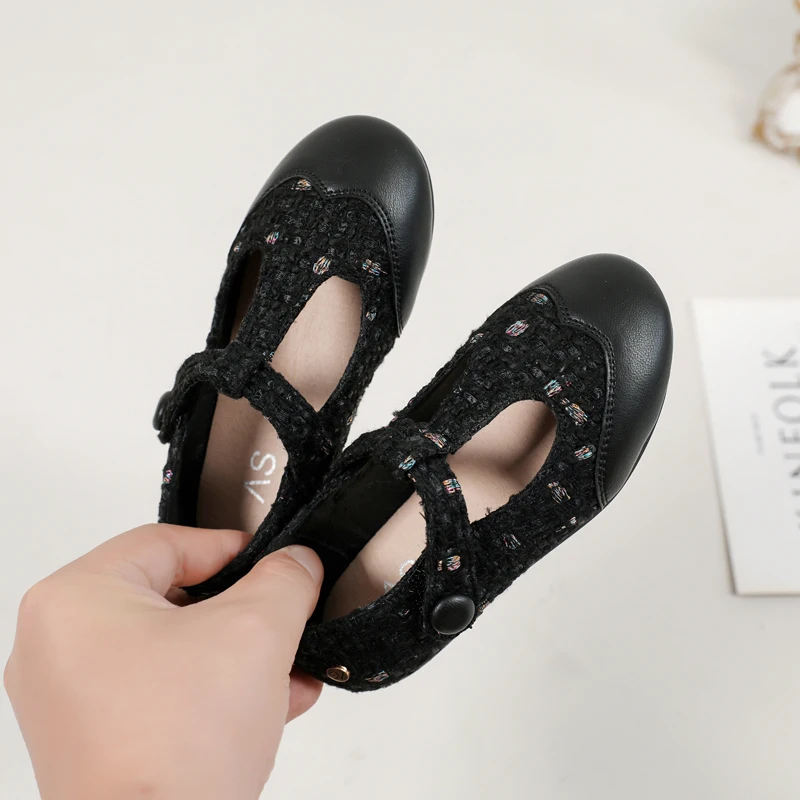 Zapatos de princesa para niños, mocasines de marca de moda, Mary Jane