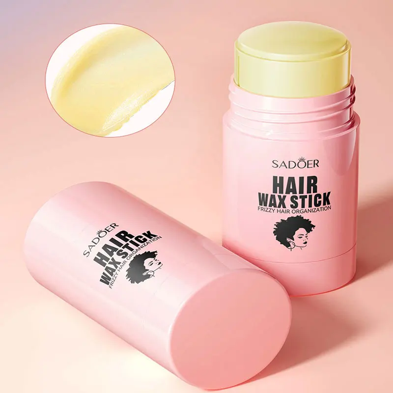 عصا شمع الشعر SADOER سهلة التمديد للشعر المجعد المثلث، سوتات الشعر أملس ويظهر مزاجه.