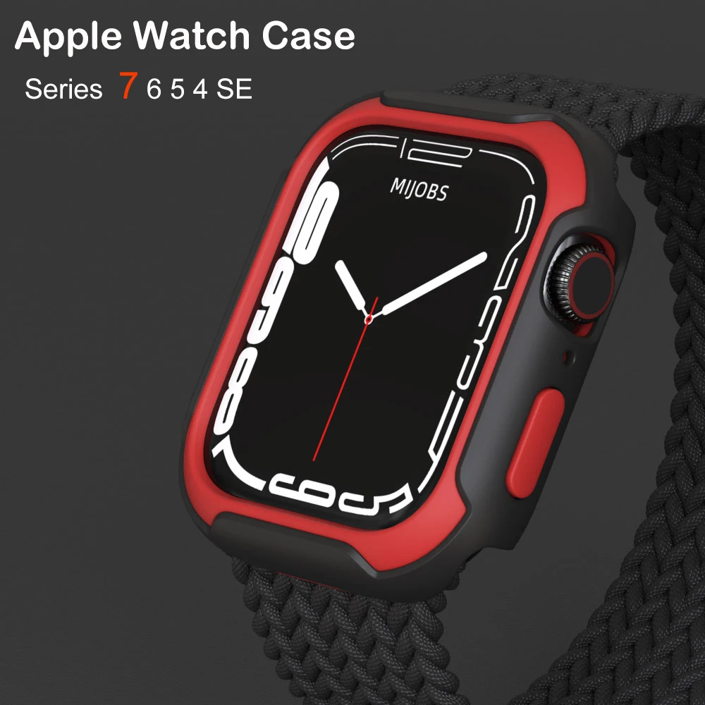 Coque pour Apple Watch série 7 6 5 4 SE, pour Apple Watch 45mm 41mm 44mm 40mm, accessoires IWatch pour Apple Watch