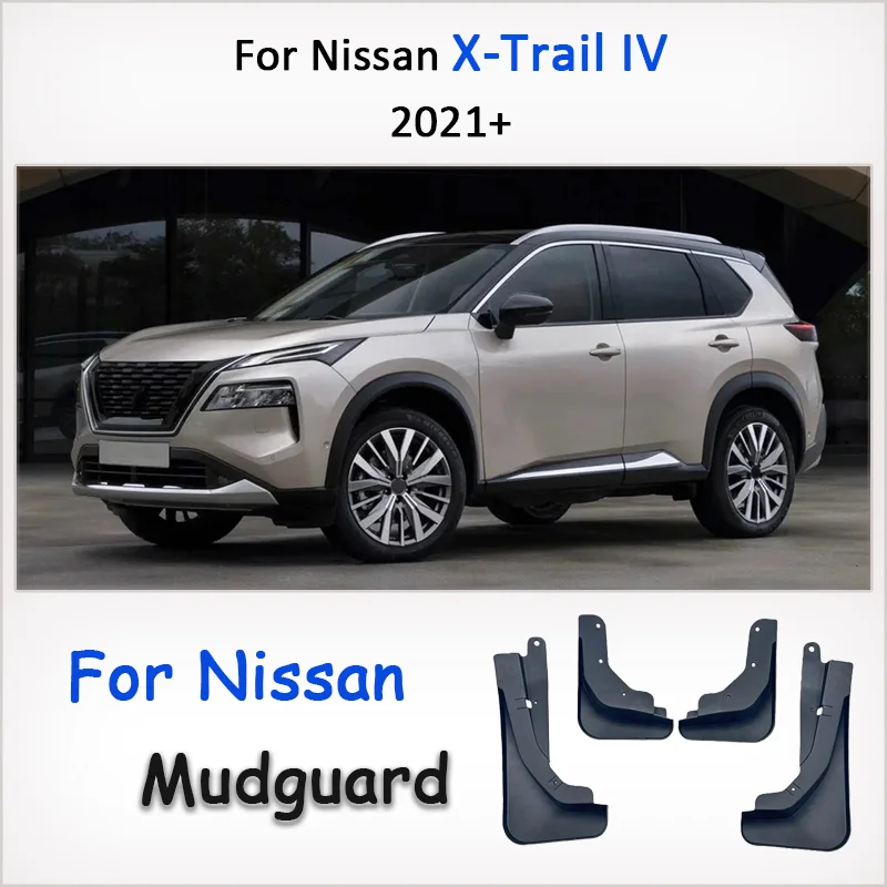 Mudguards For Nissan X-Trail IV 2021 2022 2025 2026 Boyue L Car Splash Guards Fender Accessories Mud Flap Anti Spray Parts