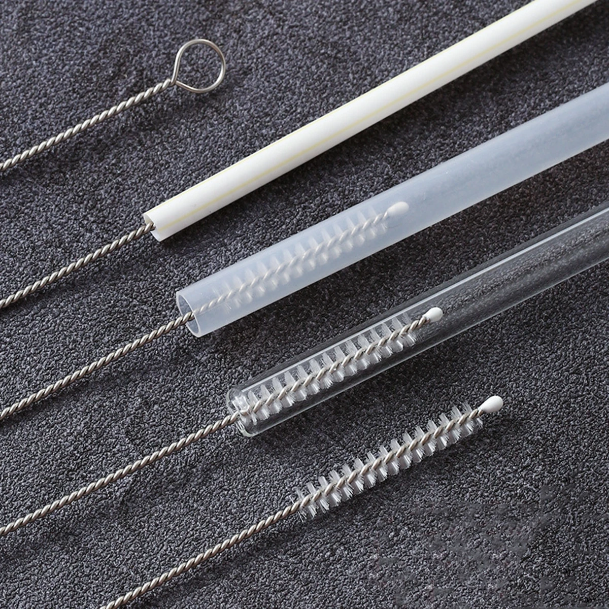 Clogged Hole Remover Tool Bathroom Hair Sewer Sink Cleaning Brush Pipe Dredging Brush Nylon Bottle Fish Tank Pipe Brush