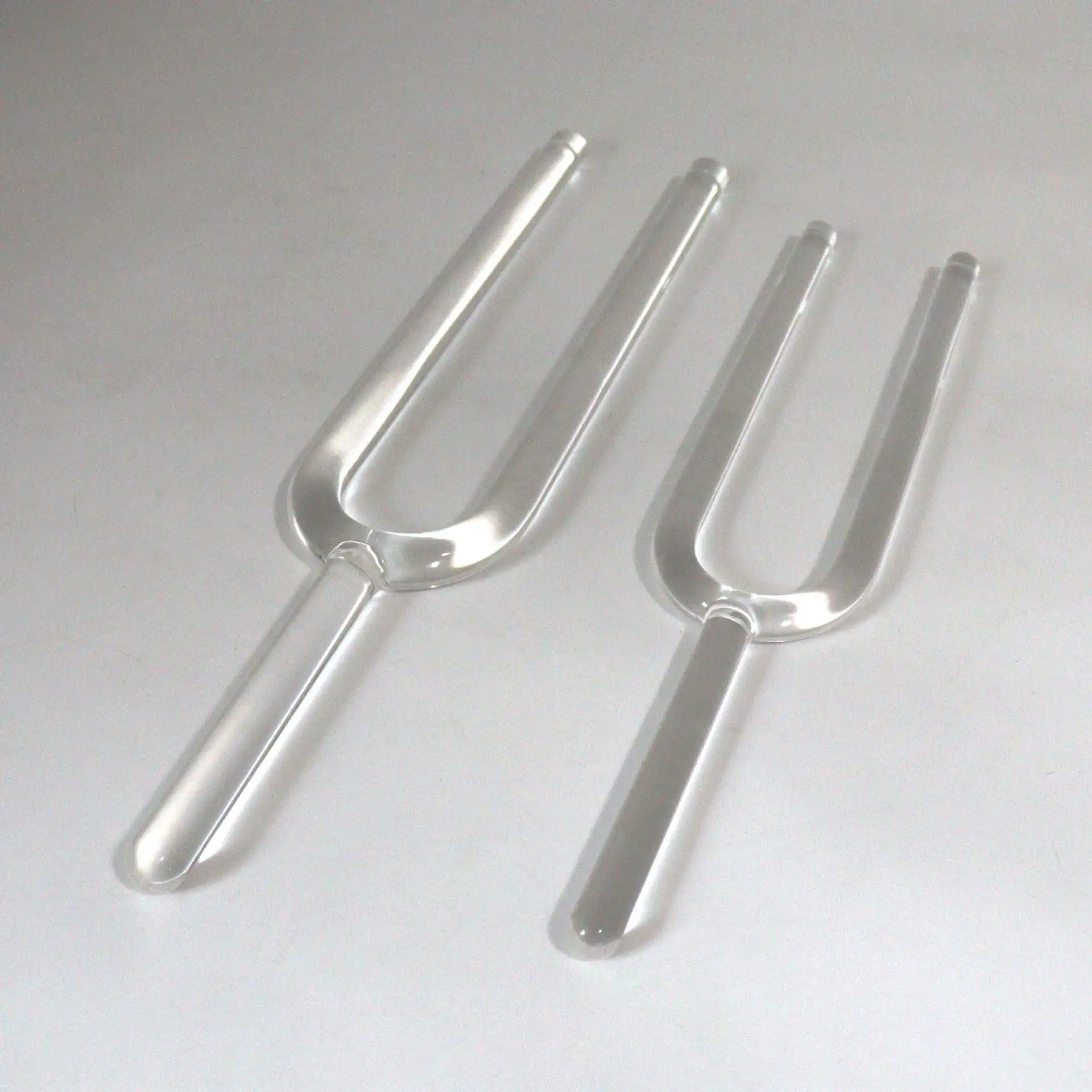 Crystal Tuning Fork for Relaxation and Tone Therapy-Transparent Musical Instrument