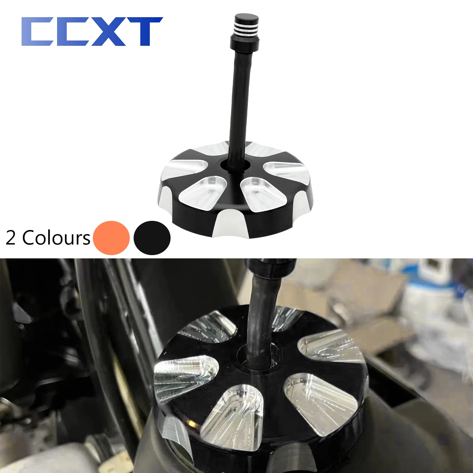 Motorcycle CNC Gas Fuel Tank Cap Cover For Husqvarna TC FC 85-450 For KTM EXC EXCF XC XCF XCW XCFW SX SXF 65-530 2011-2022 2023