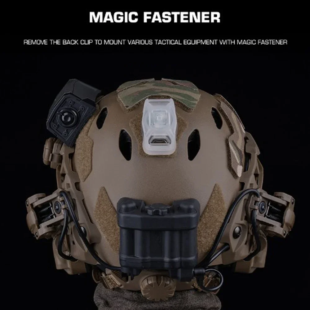 

Сигнальный фонарь LT-12 NANO с 2 режимами освещения, крепление MOLLE для шлема и плитоносителя, аксессуар для охоты