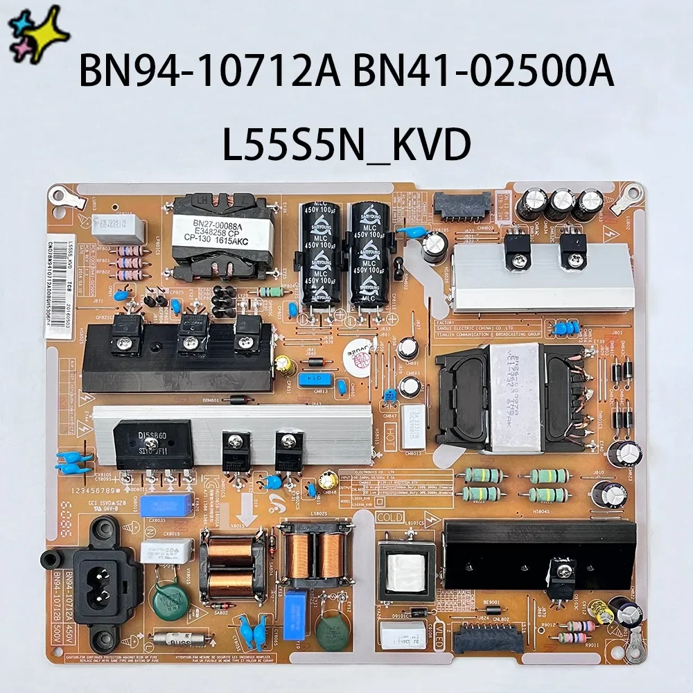 

Плата питания телевизора BN94-10712A BN41-02500A L55S5N_KVD, совместимая с телевизором Samsung UN50KU6000 UE55KU6095U UN55KU6000KXZL UN55KU6270FXZA