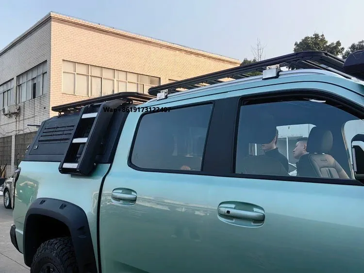 

2024+ Haval H9: Автозапчасти, внешние аксессуары, алюминиевый багажник на крышу с люком, платформа для перевозки грузов на крыше