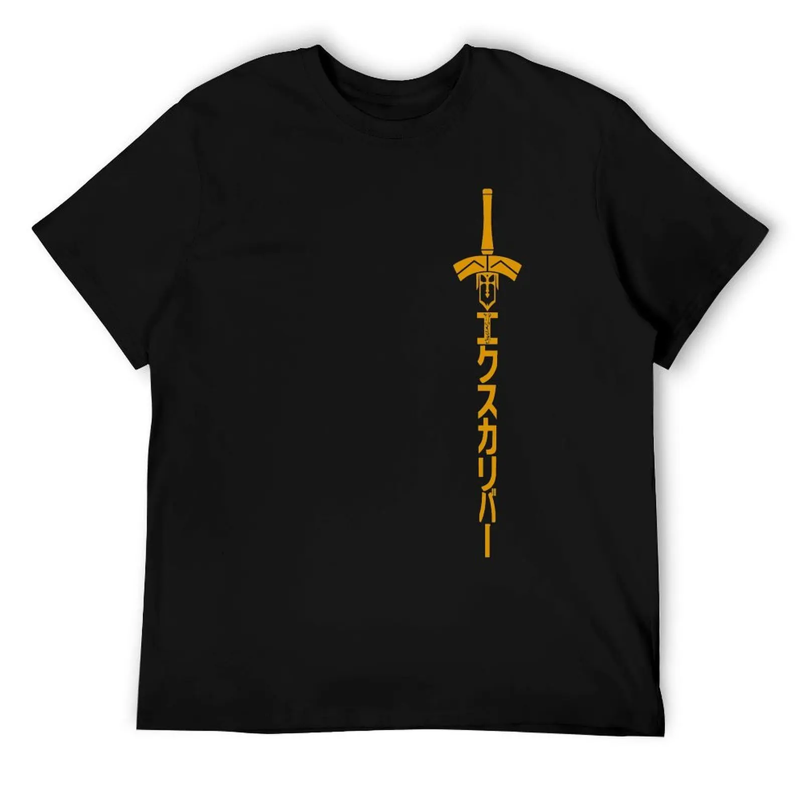 

Fate - Saber Artoria Pendragon - Excalibur - G. ver. (yellow) T-Shirt man t shirt cotton high quality t shirt man luxury T-Shirt