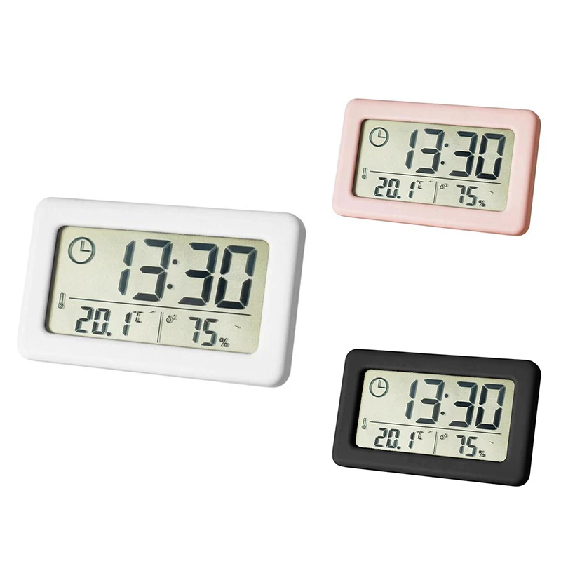 LED Digital Clock Electronic Digital Screen Desktop Clock For Home Office Backlight Snooze Data Calendar Clocks