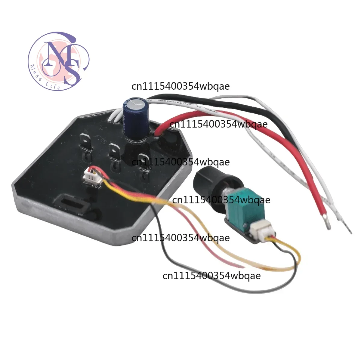 ZOCI- BLDC Brushless ESC Motor Driver High Power Density Efficient Drive Control Board for DIY RC Car Electric Tool Motor