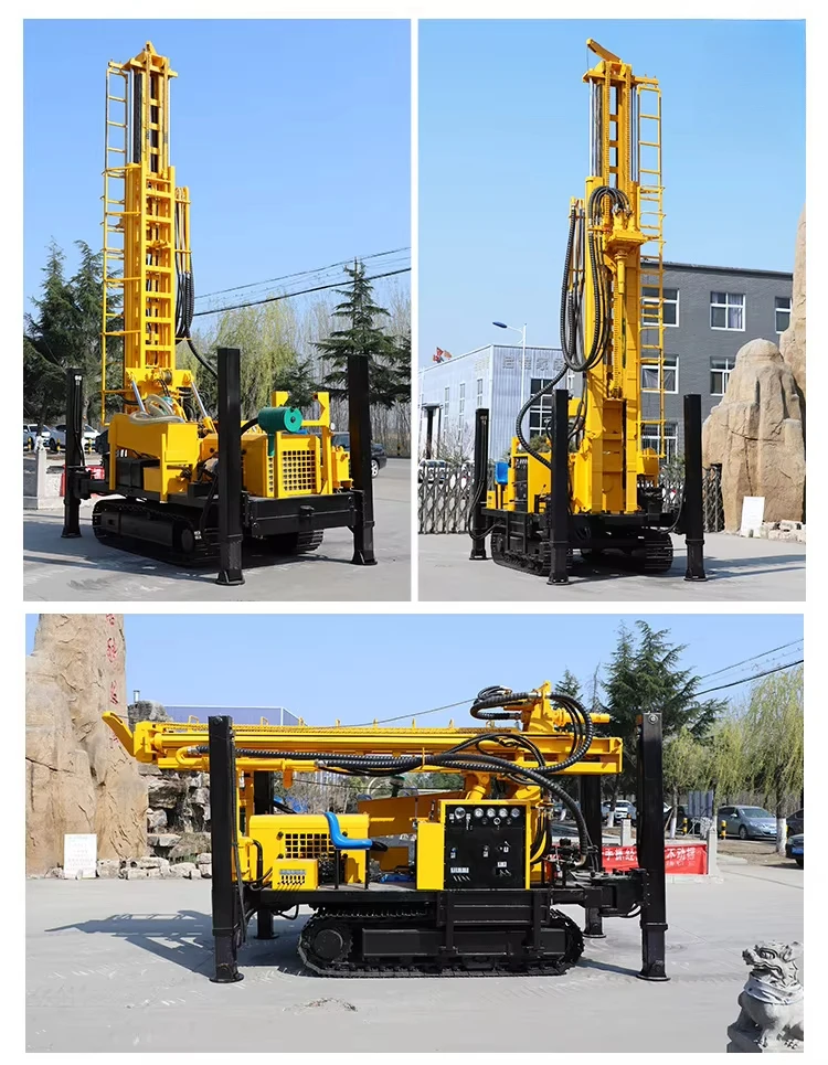 Powerful 200m 400m 800m Water Drilling Rig for Foundation Reinforcement and Geothermal Heating Systems