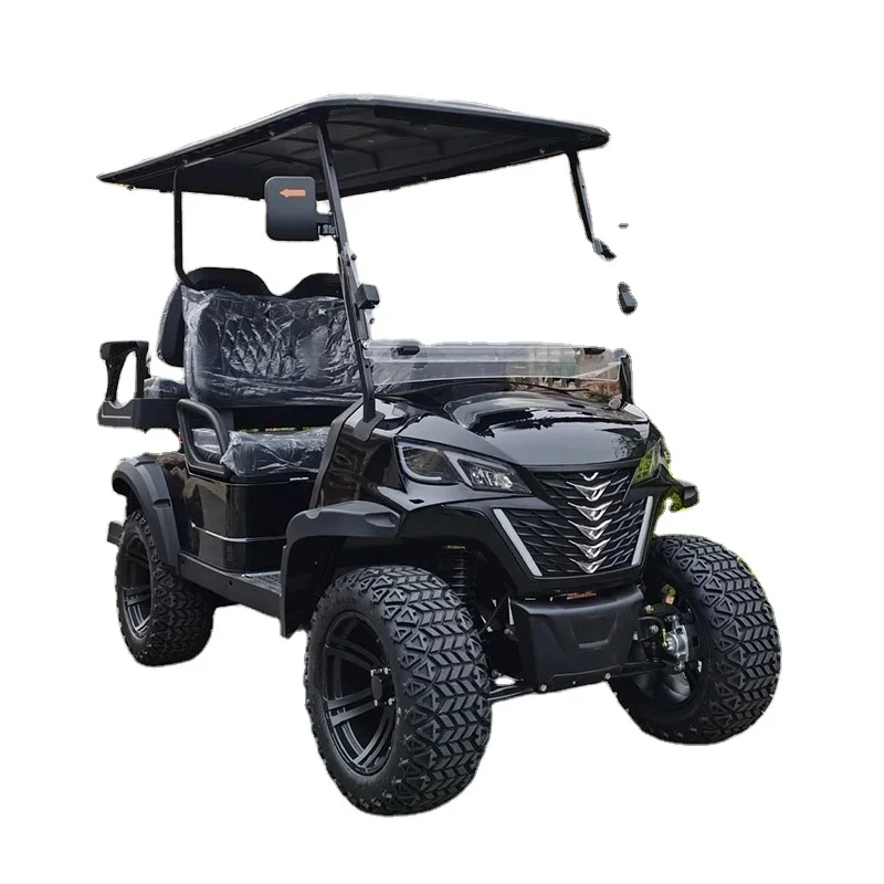 Quality Wholesale Electric Vehicle Electric Golf Buggy with 4 Seaters for Garden Hotel High Quality 5KW Electric Golf Cart