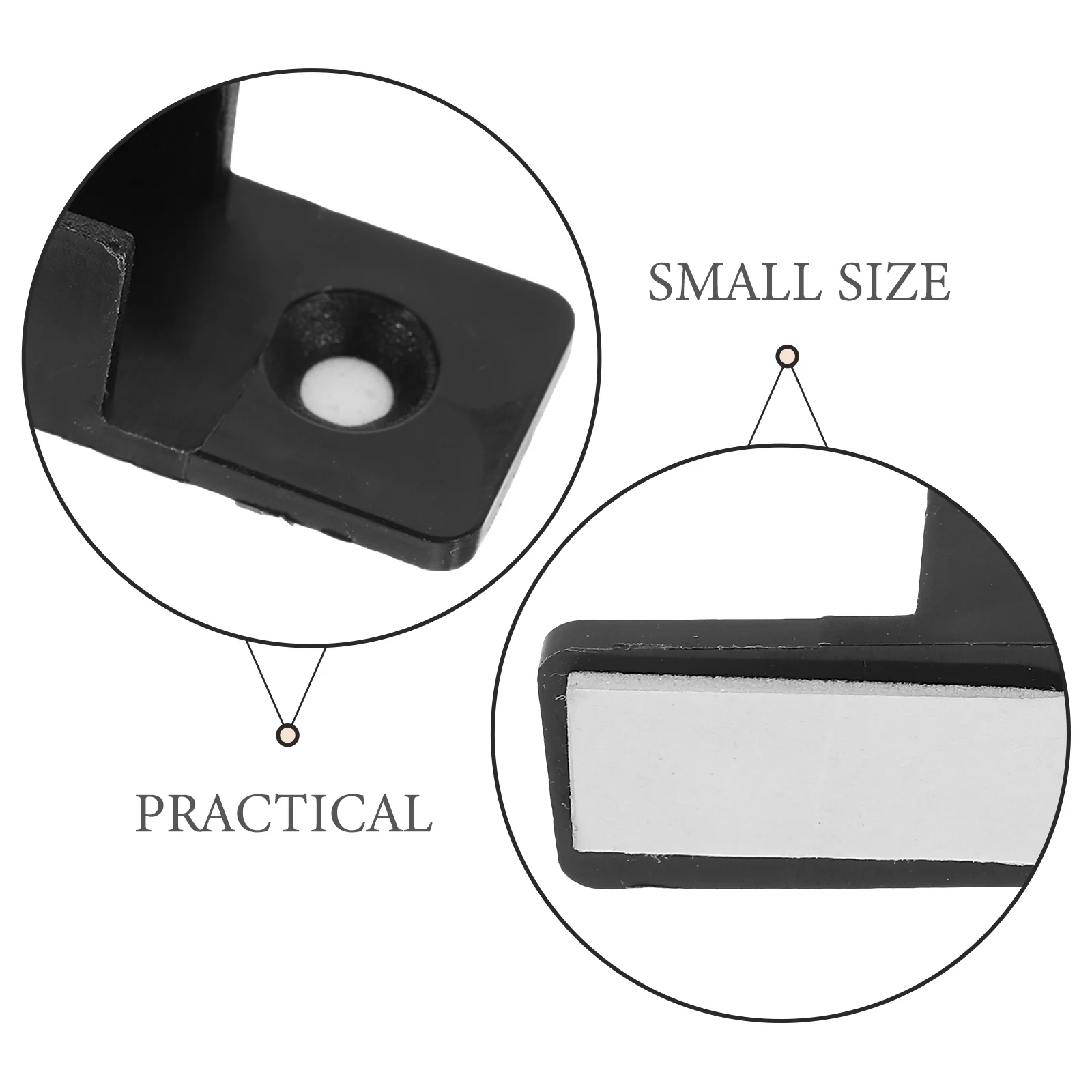 

20 Pcs Pen Holder Self-adhesive Handwriting Clamp for Pens Marker Clip Plastic Holders