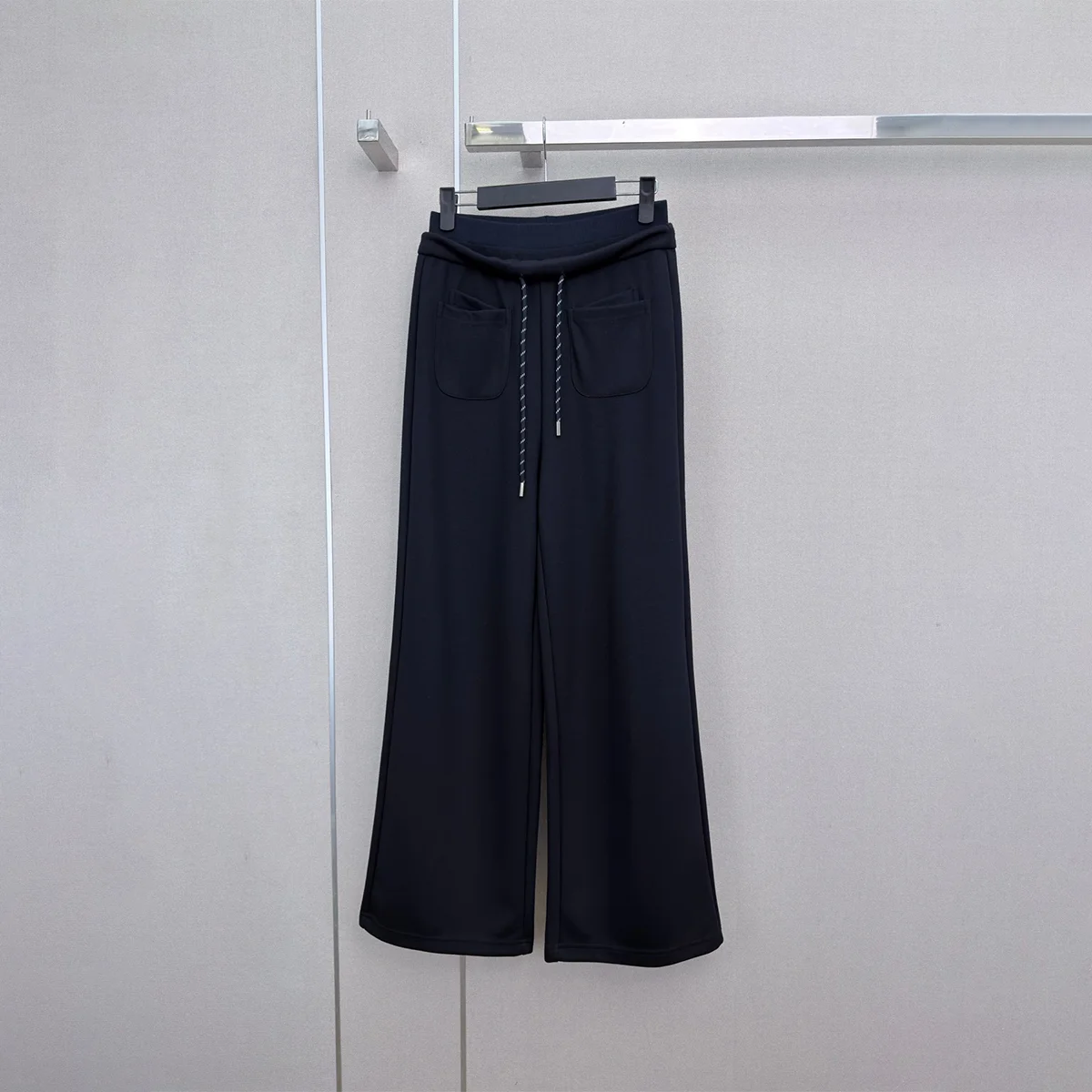 2026 high-quality women's flip waist drawstring micro pull up sweatpants--26928114