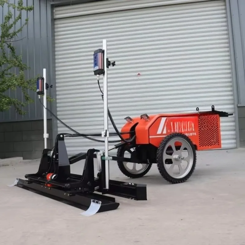 One-Button Laser Screed Leveling Machine Construction Concrete Laser Screeding Machine Easy Operation Gearbox Core Components