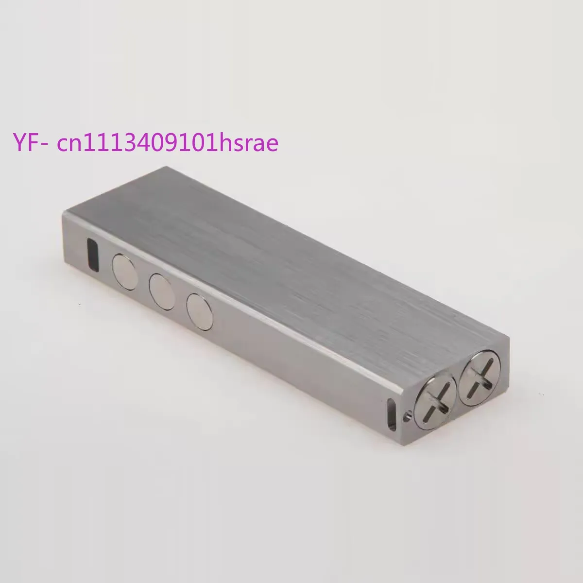 Stainless Steel Dual-Use Laser LED Flashlight, Square Body Star Pointer Pen, Multipurpose Laser Lighting Tool