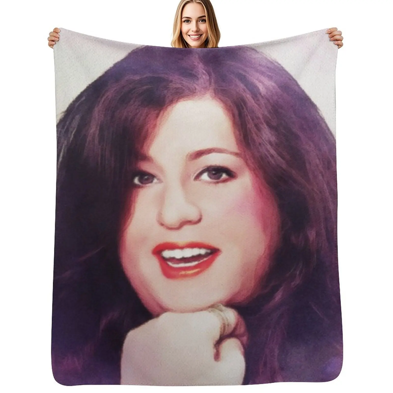 

Cass Elliot, Music Legend Throw Blanket Faux Fur Soft Warm Blanket for Bed