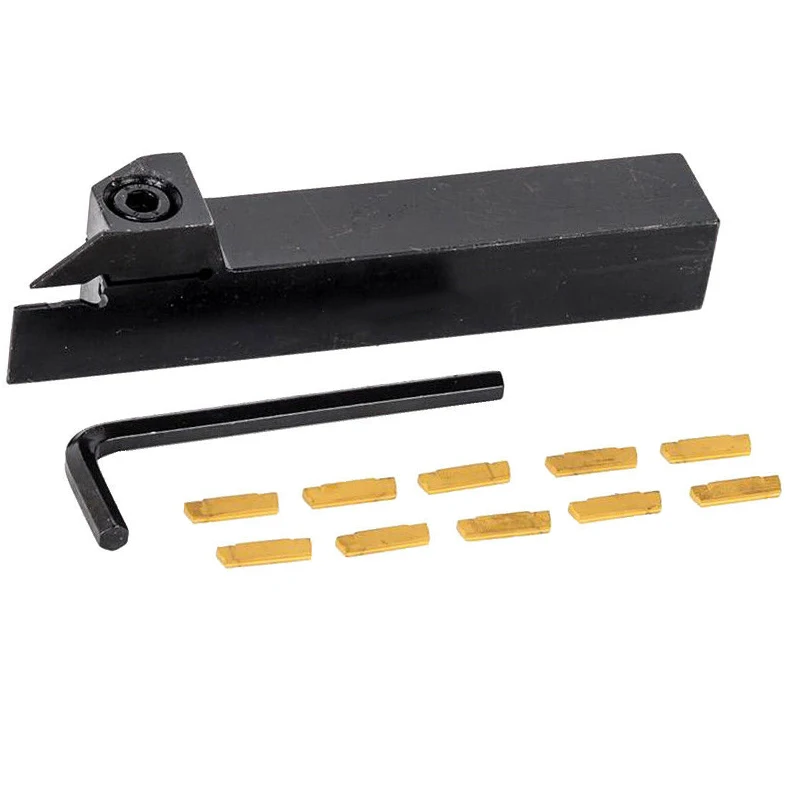 MGEHR1212-2 Tool Holder for Accurate Groove Positioning and Depth Control Using MGMN200 Carbide Inserts on Lathes