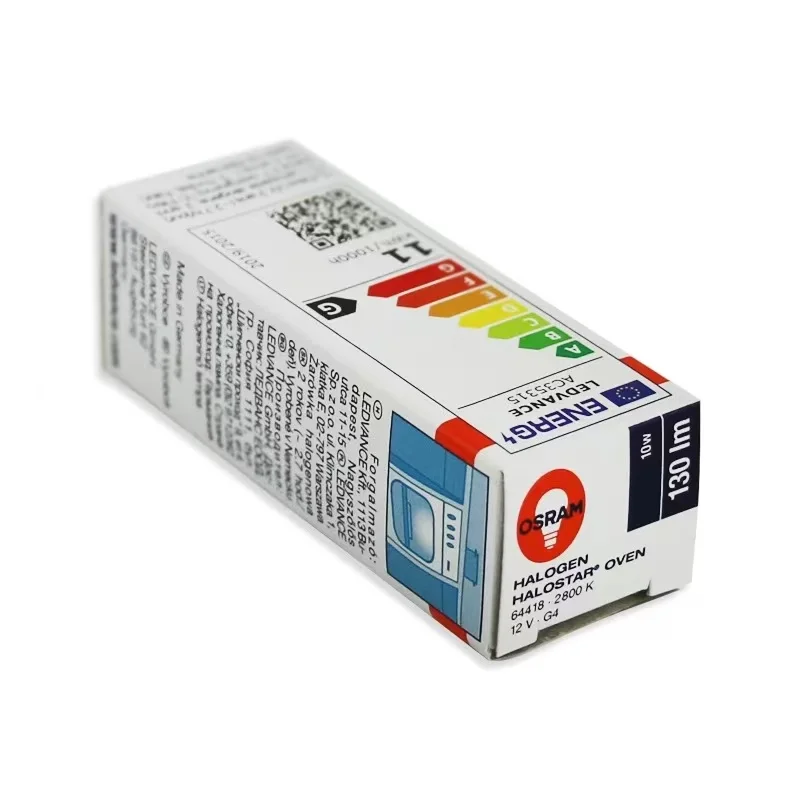 

NEW For Rational 64408 64418 64428 12V 5W 10W 20W Halogen Lamp G4 Steam Oven Stove High Temperature 300C Osram Tungsten Bulb