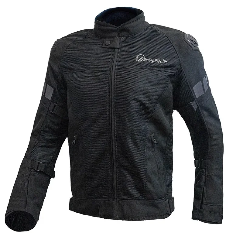 Riding Tribe Motorcycle Jacket Men's Summer Breathable Anti-drop Thermal Cycling Jacket Slim Knight Motorcycle Commuter Jacket