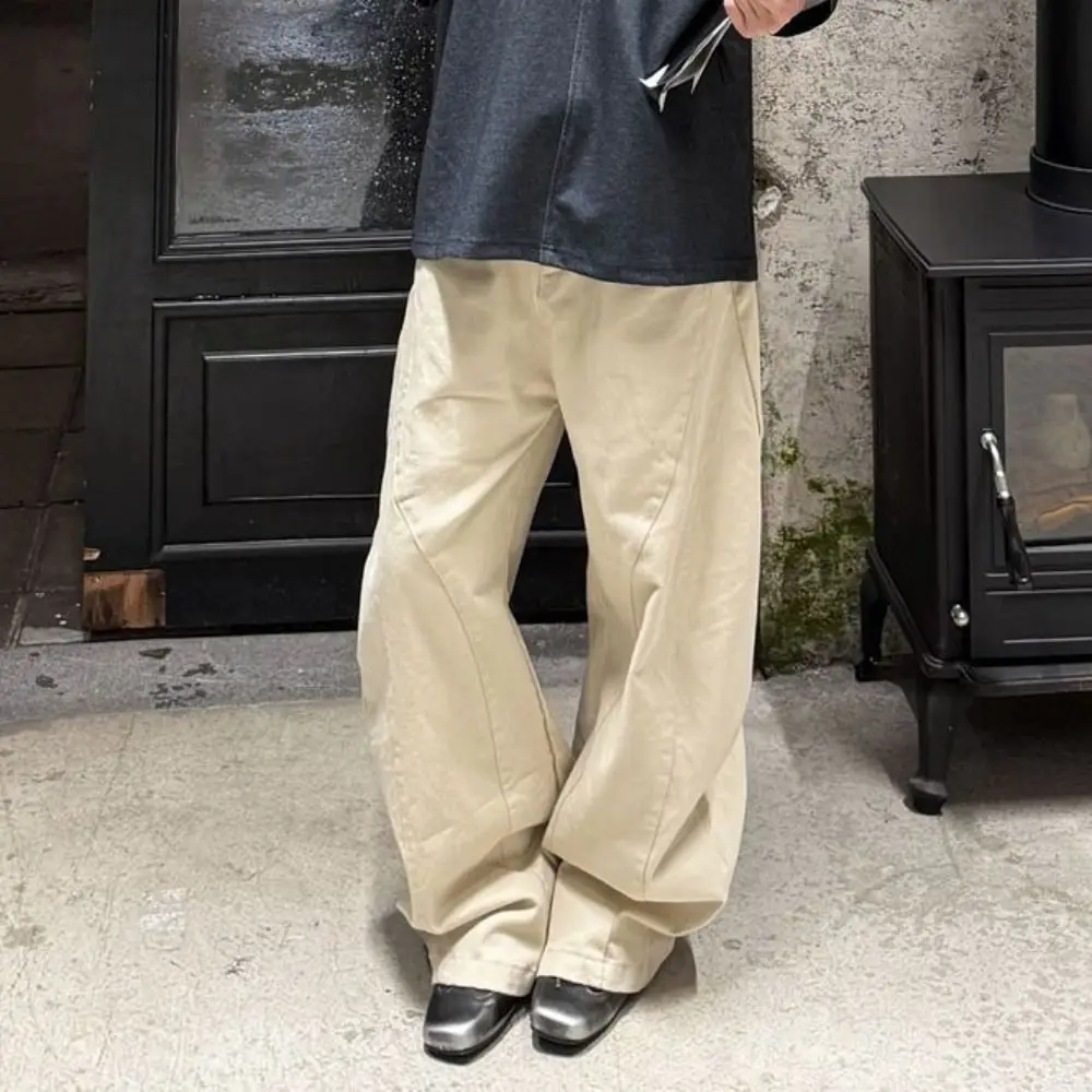 กางเกงยีนส์เอวสูงทรงหลวมสไตล์วินเทจ Y2K ลายดาว ขาบานลำลองสำหรับผู้หญิง