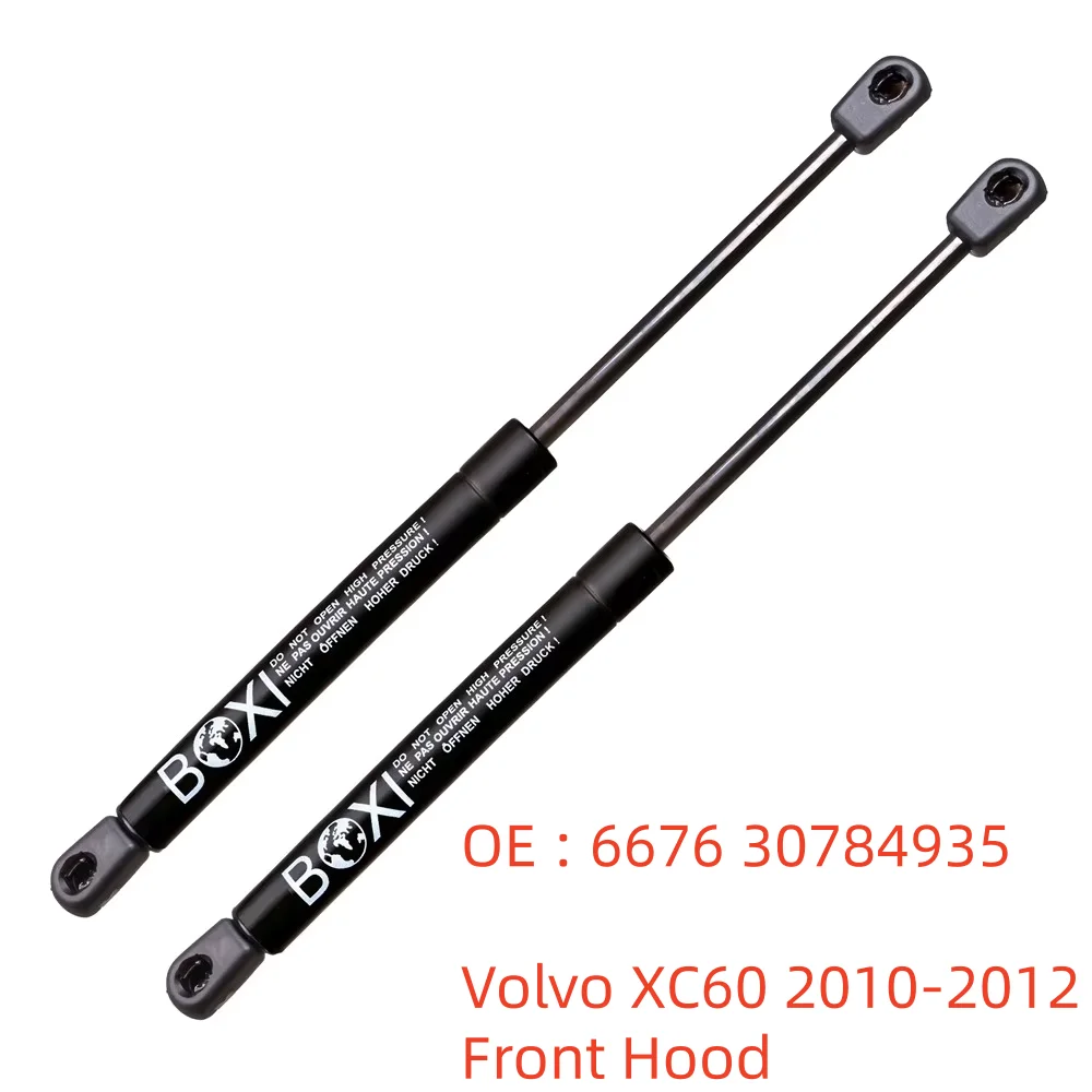 BOXI 2PCS Fron Hood Lift Supports Struts Shocks Props 6676 30784935 Dampers for Volvo XC60 2010 - 2012 Hood  Lifts Gas Springs