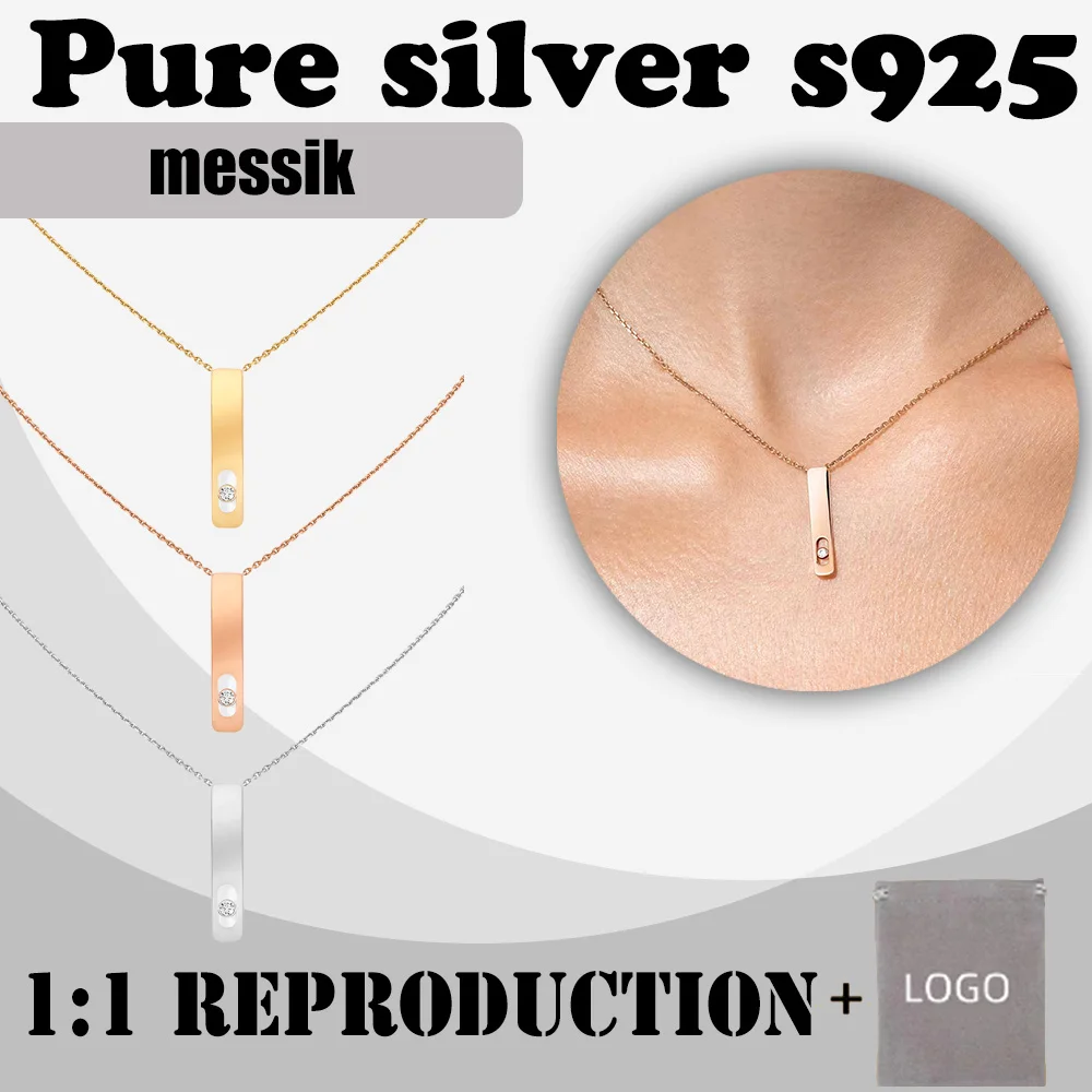 

Simple fashion sterling silver s925 diamond necklace messik home MY FIRST DIAMOND series women's necklace