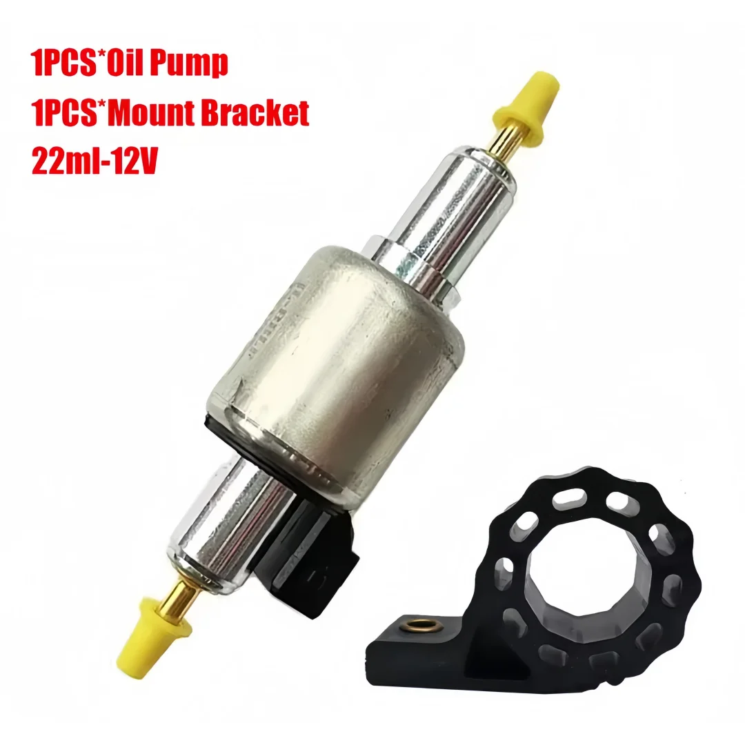 12V/24V Ultra-low Noise Diesel Parking Heater Fuel Pump 1KW-5KW Universal Car Truck Air Heater Pulse Oil Pump with Rubber Shock-