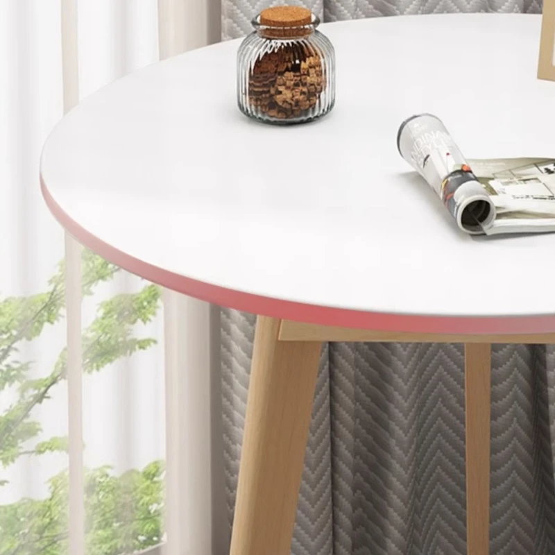 أثاث الاستقبال طاولات المقهى طاولة جانبية طاولات مقهى مستديرة تجارية أثاث خشبي ترفيهي Der Tisch MH40ZZ #4