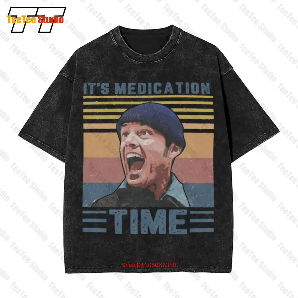 Its Medication Time One Flew Over The Cuckoos Nest T Shirt For Men Oversized T-Shirt IGEU