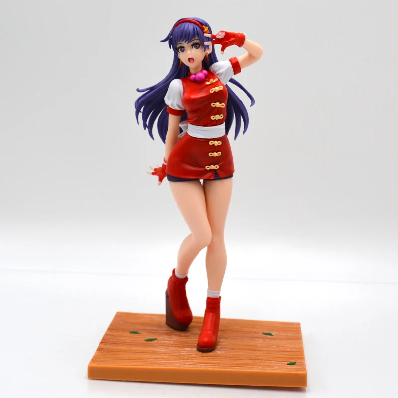 21cm The King of Fighters Athena Asamiya Anime Girl Figure THE KING OF FIGHTERS '98 Shiranui Mai Action Figure Model Doll Toys