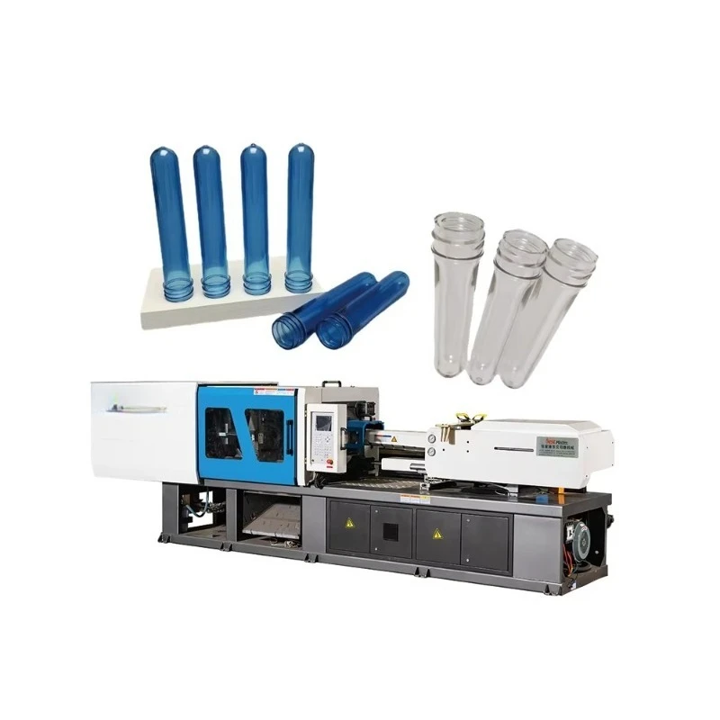 FOODLINE Customized 100T Automatic Plastic PET Preform Making Machine Neck 28mm Bottles Injection Molding Machine