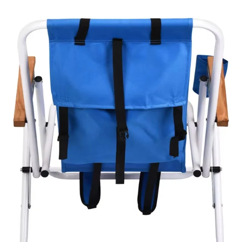 كرسي صالة محمول قابل للتعديل للمكتب والتخييم في الهواء الطلق عبر الحدود كرسي شاطئ جديد قابل للطي مادة أكسفورد لشاطئ الغداء